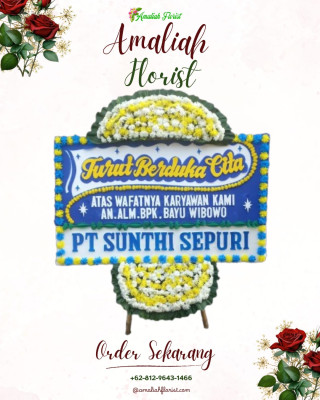 Papan Bunga Duka di Sukagalih