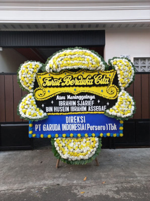 Papan Bunga Duka di Sukagalih