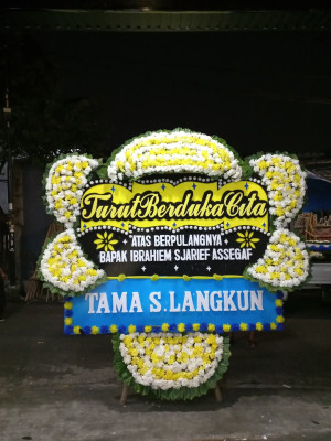 Papan Bunga Duka di Sukagalih